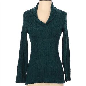 Alberto Makali Pullover Long Sleeve Green Sweater Size Small S